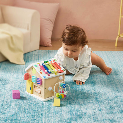 Cottage Activity Cube - Rainbow
