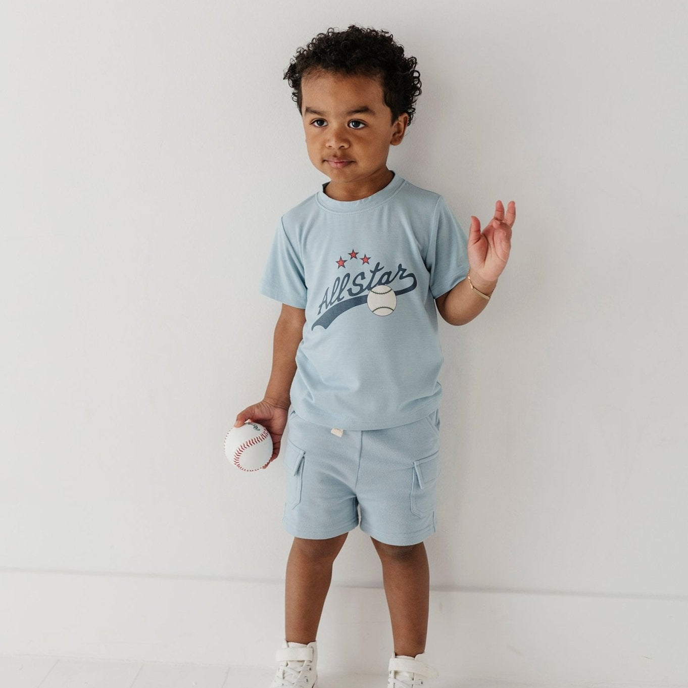 Boys Bamboo Terry Cargo Shorts  | babysprouts