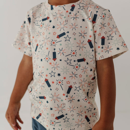 Bamboo Short Sleeve T-Shirt - Americana Prints