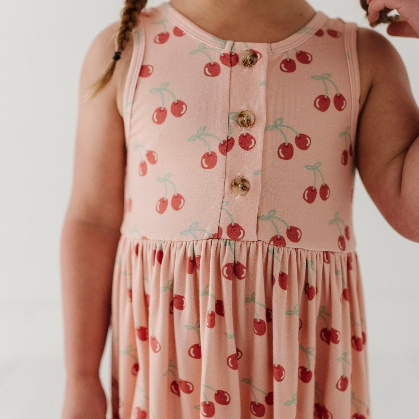 Bamboo Viscose Henley Tank Dress - Girls' Prints | babysprouts