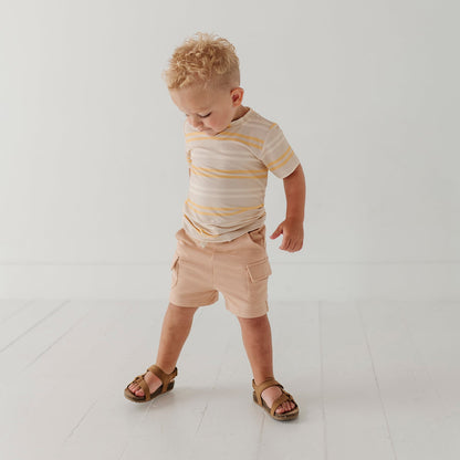 Boys Bamboo Terry Cargo Shorts - Durable Summer Shorts | babysprouts