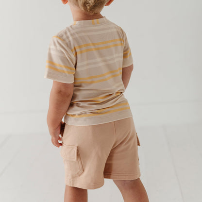 Boys Bamboo Terry Cargo Shorts - Durable Summer Shorts | babysprouts