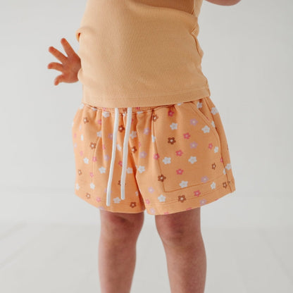 Girls' Bamboo Terry Sweat Shorts - Fun Prints | babysprouts