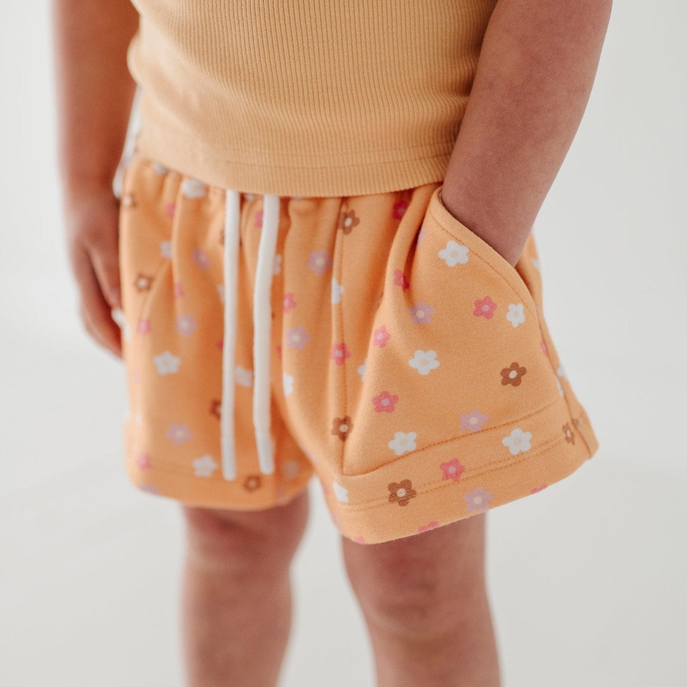 Girls' Bamboo Terry Sweat Shorts - Fun Prints | babysprouts