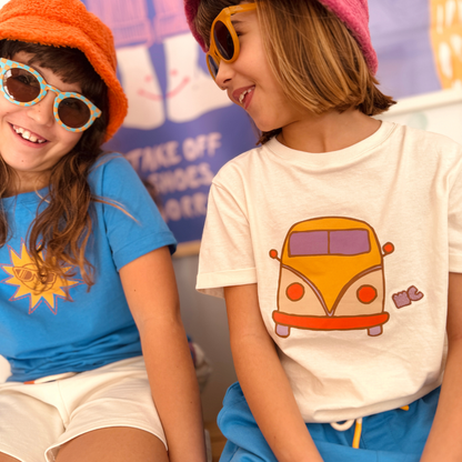 Organic Cotton T-Shirt - Groovy Van