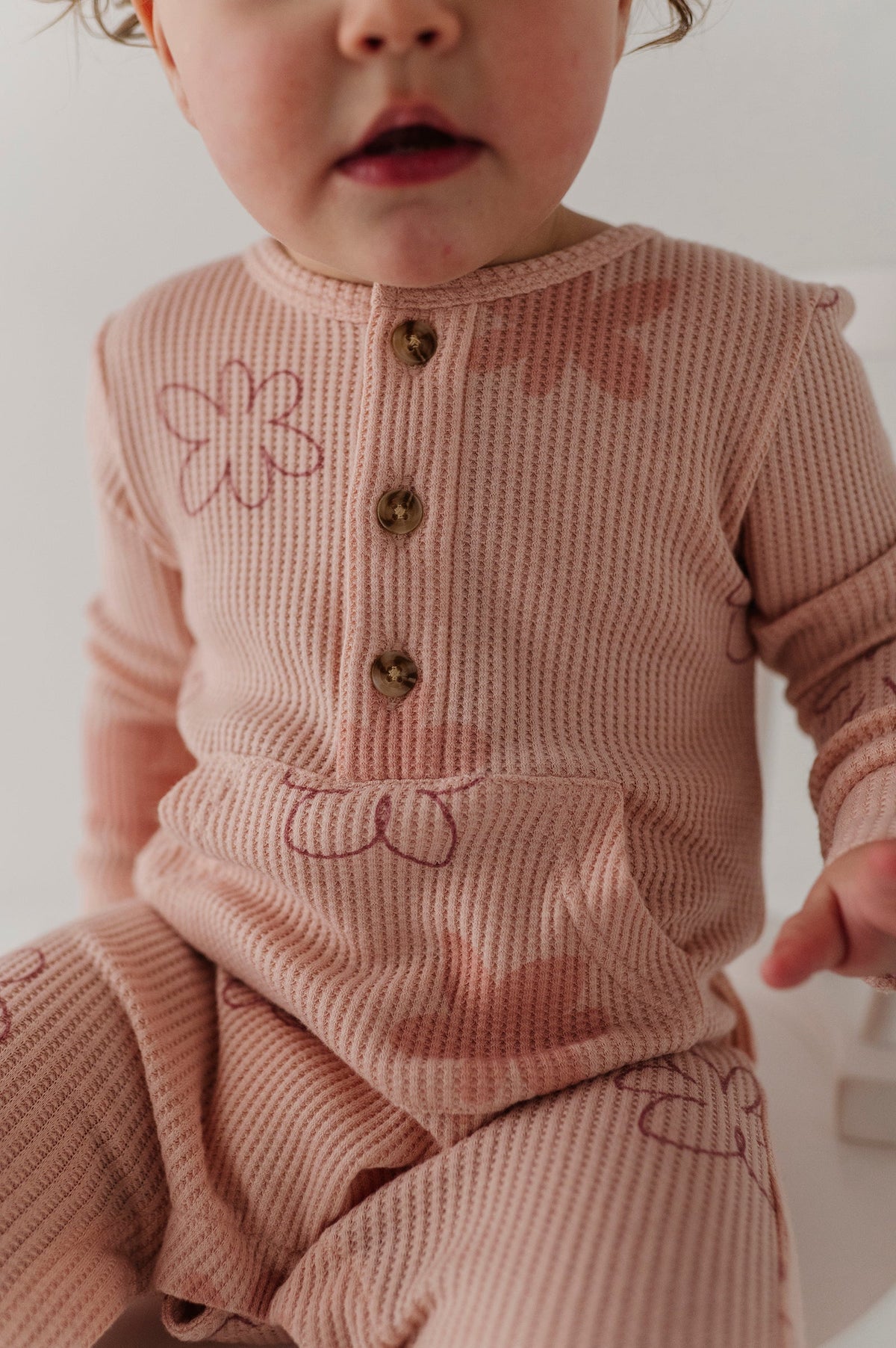 Waffle Romper - Daisy Doodle