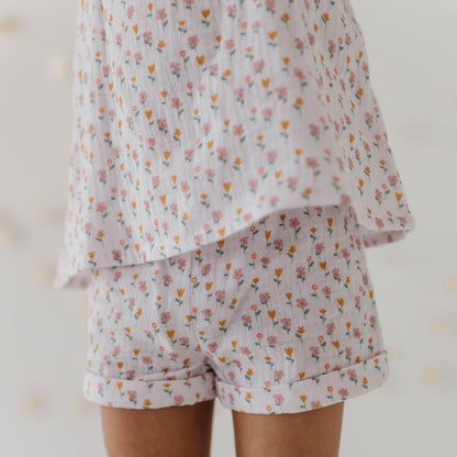 Girls Cotton Gauze Tank & Short Set - Summer Outfit | babysprouts
