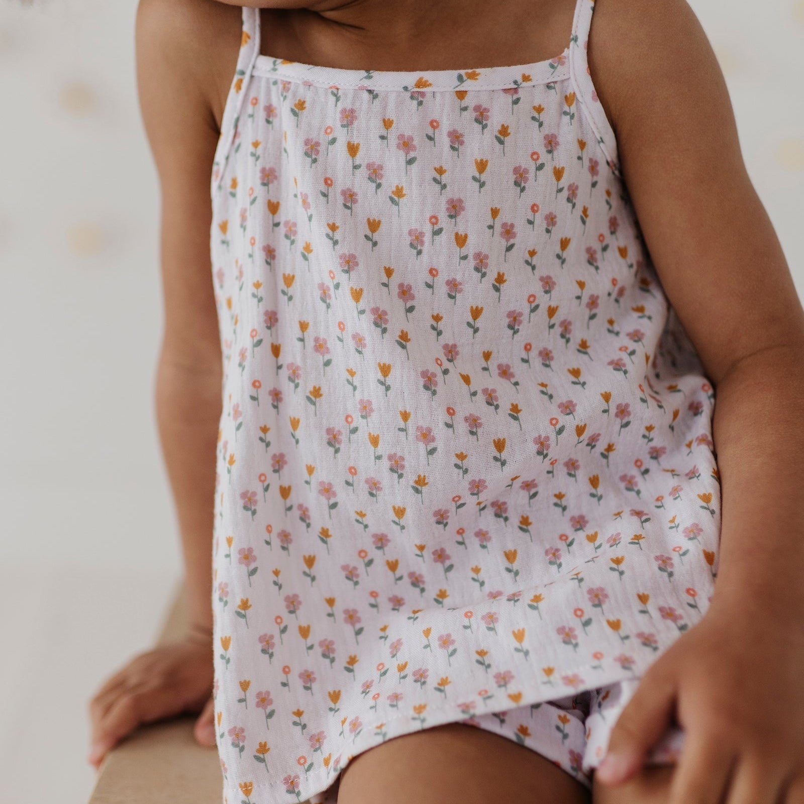 Girls Cotton Gauze Tank & Short Set - Summer Outfit | babysprouts