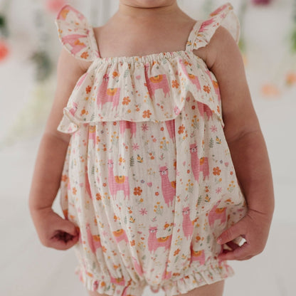 Cotton Gauze Bubble Romper - Baby Girl | babysprouts