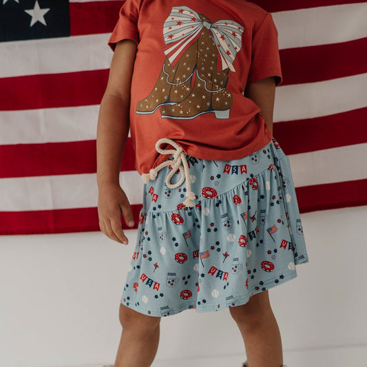 Bamboo Skort - Summer USA