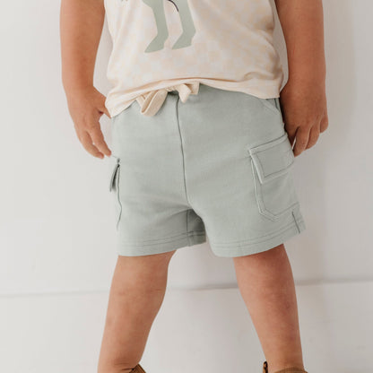 Boys Bamboo Terry Cargo Shorts - Durable Summer Shorts | babysprouts