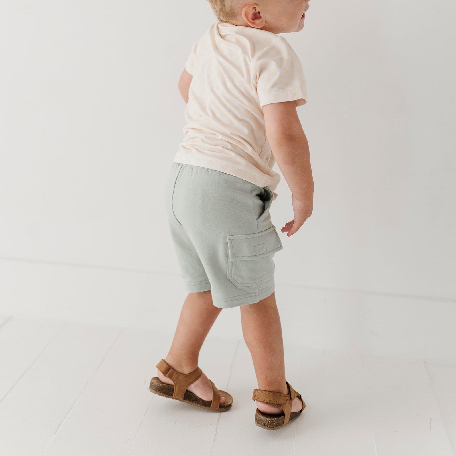 Boys Bamboo Terry Cargo Shorts - Durable Summer Shorts | babysprouts
