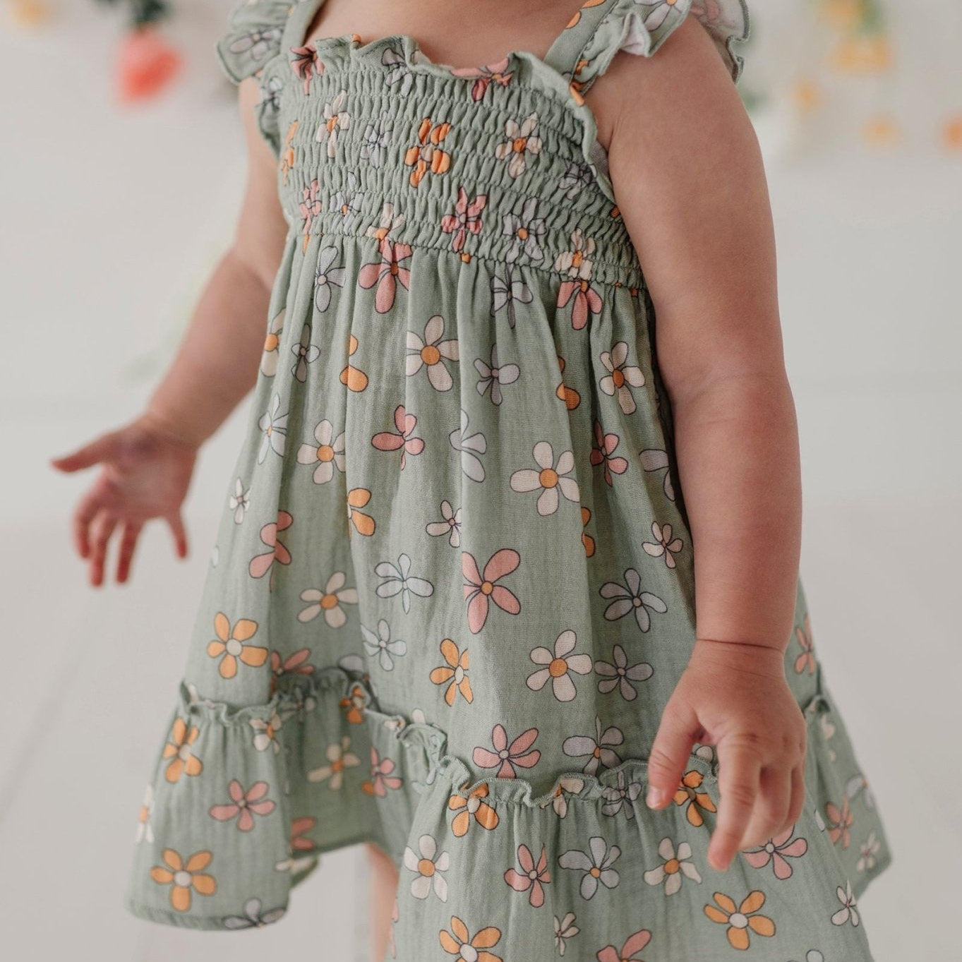 Cotton Gauze Flutter Dress Set - Baby Girl | babysprouts