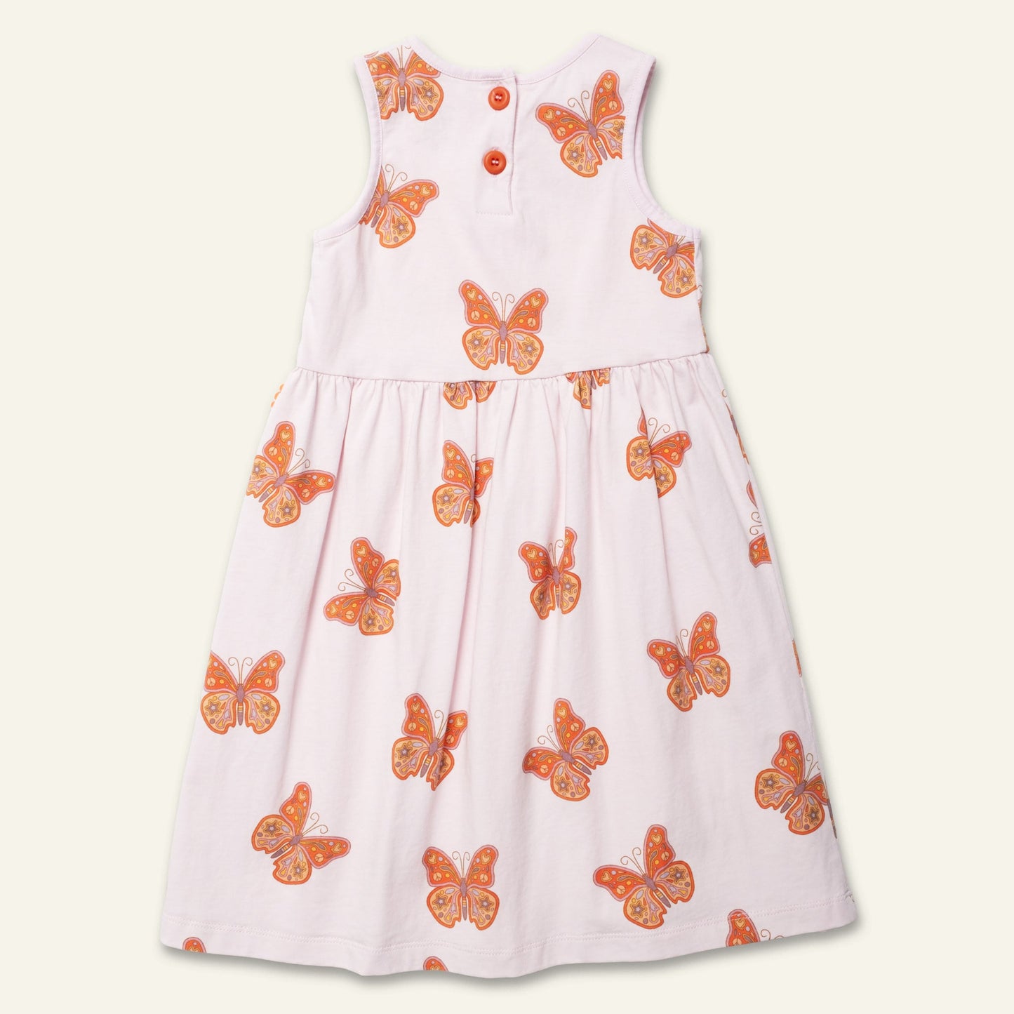 Organic Cotton Tank Dress - Butterfly