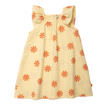 Mon Coeur Linen Dress – Flower Power 