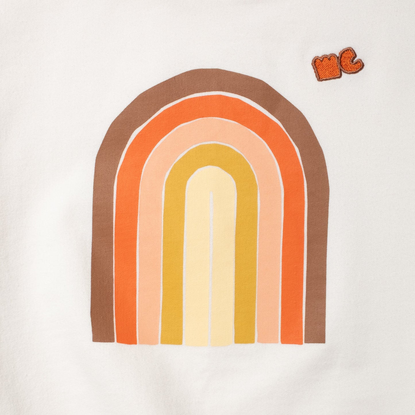 Organic Cotton Sweatshirt - Vintage Rainbow