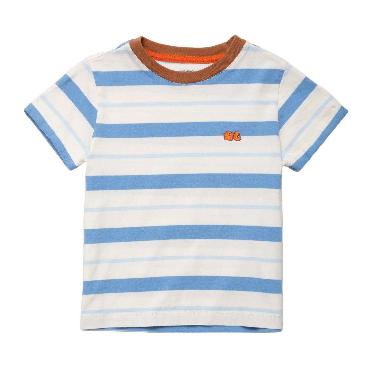 Mon Coeur Organic Cotton T-Shirt – Blue Stripe