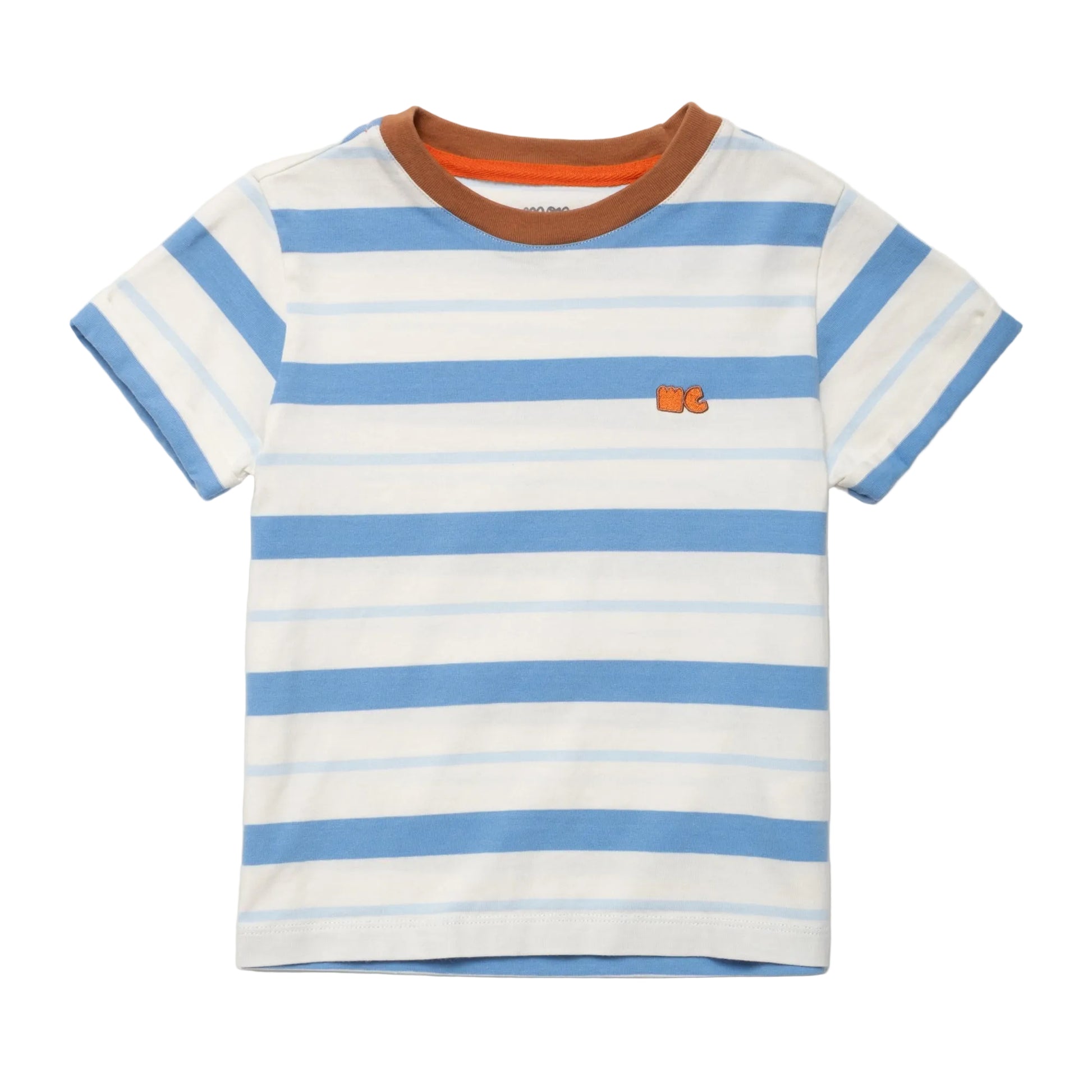 Mon Coeur Organic Cotton T-Shirt – Blue Stripe
