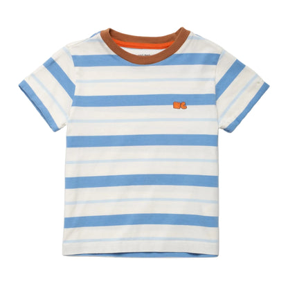 Mon Coeur Organic Cotton T-Shirt – Blue Stripe