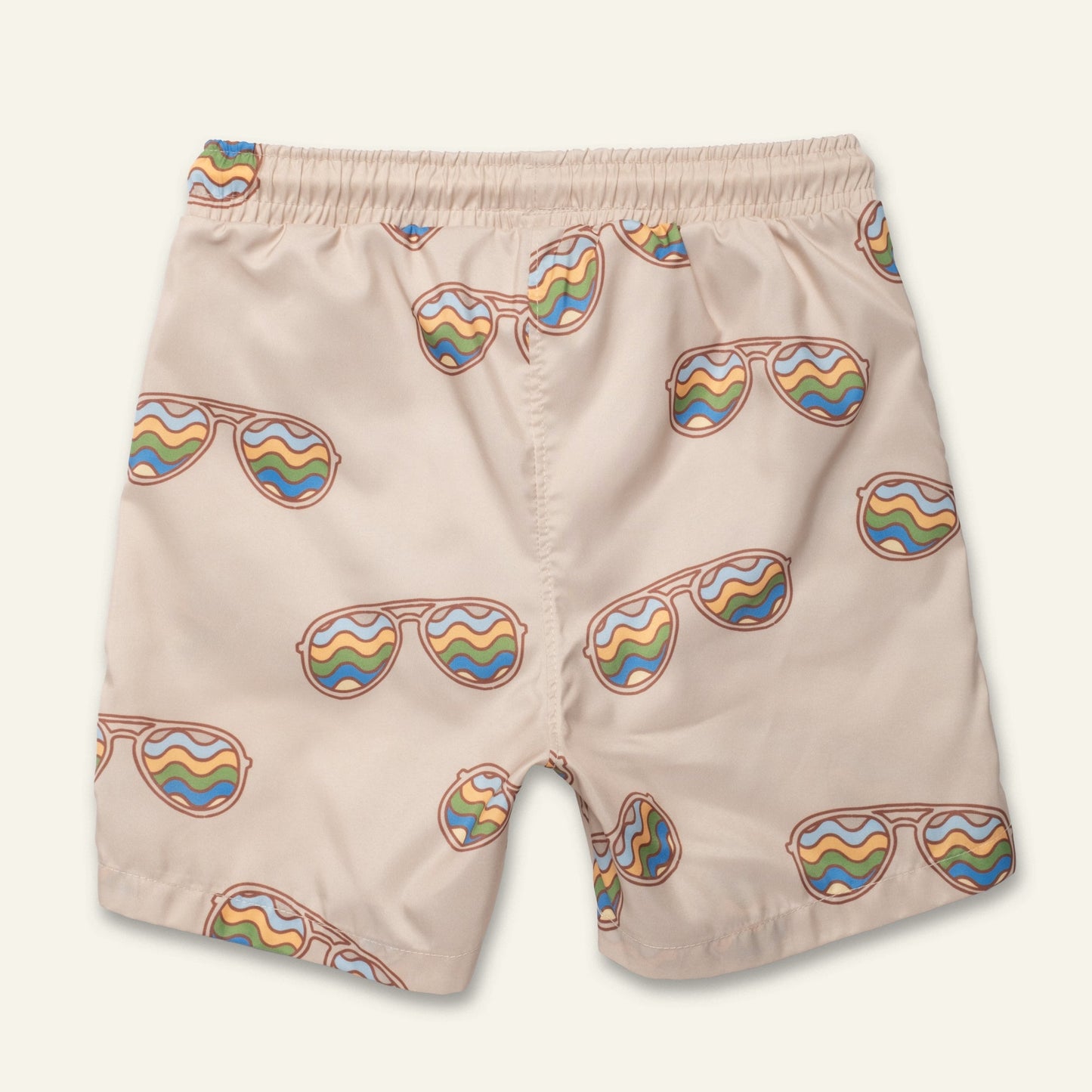 Recycled Polyester Swim Trunk - Groovy Glasses