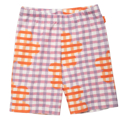 Mon Coeur Organic Cotton Bike Shorts – Flower Gingham
