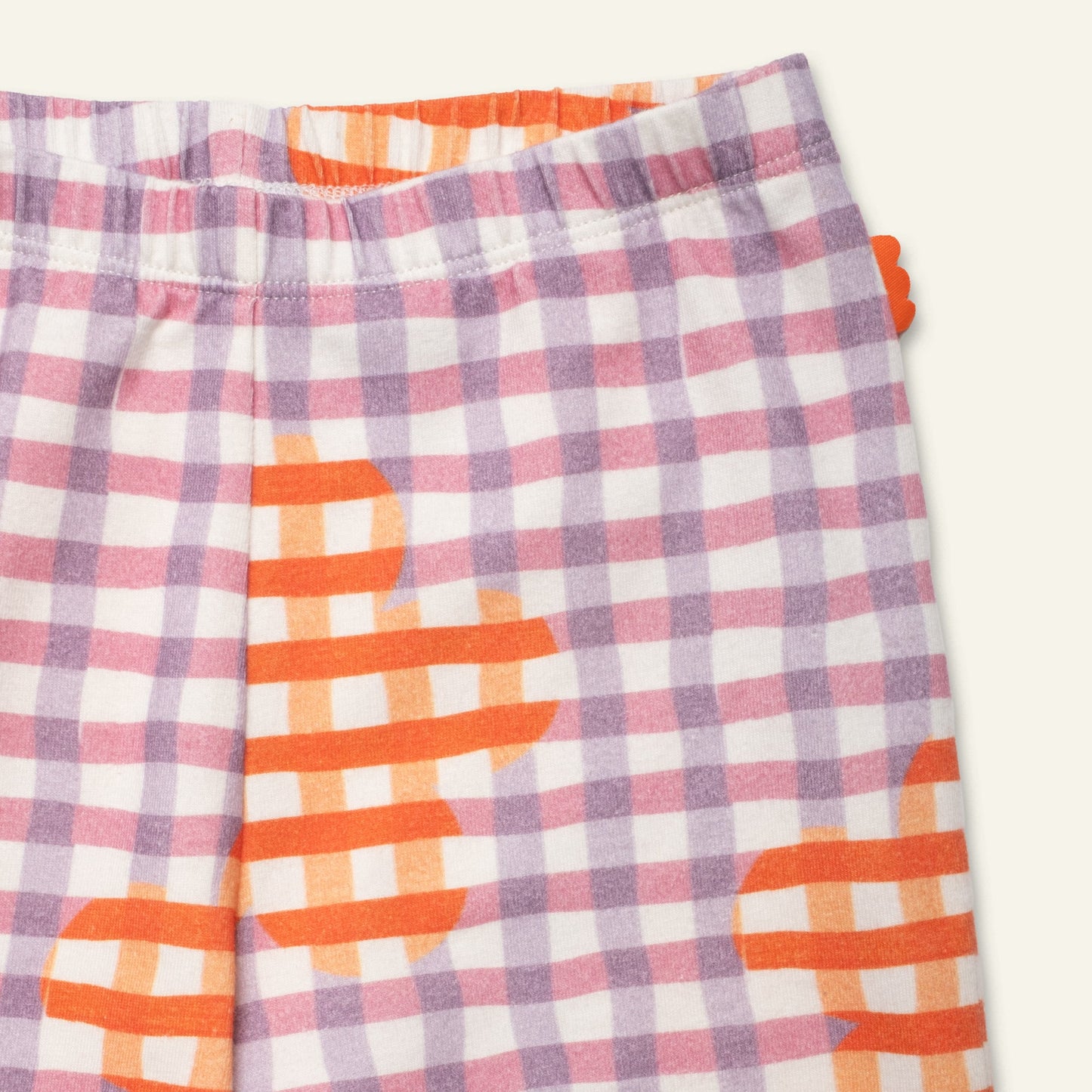 Organic Cotton Bike Short - Flower Gingham