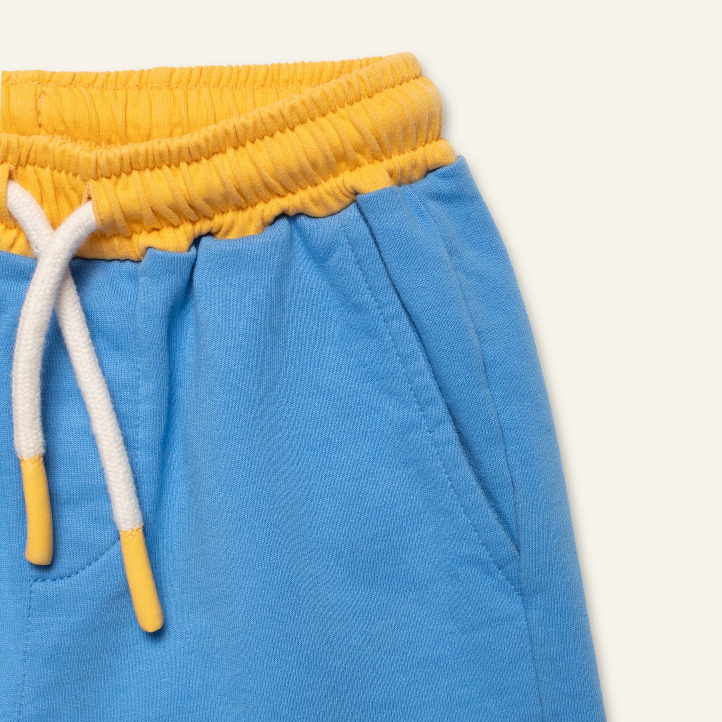 Organic Cotton Colorblock Shorts