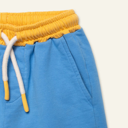 Organic Cotton Colorblock Shorts