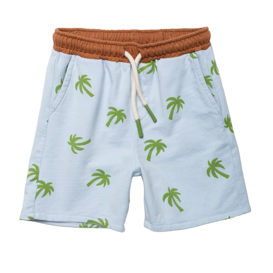 Mon Coeur Recycled Cotton Shorts – Palm Tree Print