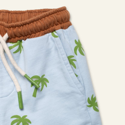Organic Cotton Shorts - Palm Tree