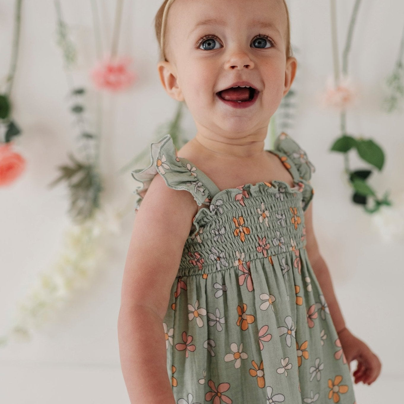 Cotton Gauze Flutter Dress Set - Baby Girl | babysprouts