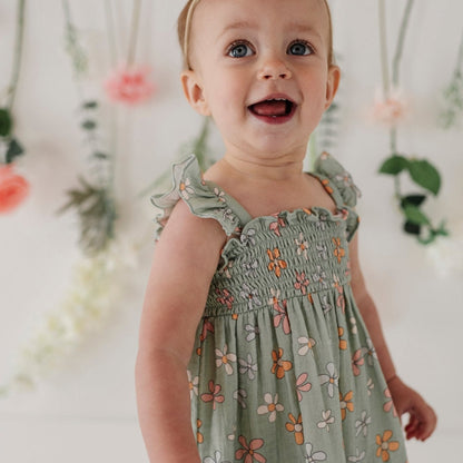 Cotton Gauze Flutter Dress Set - Baby Girl | babysprouts