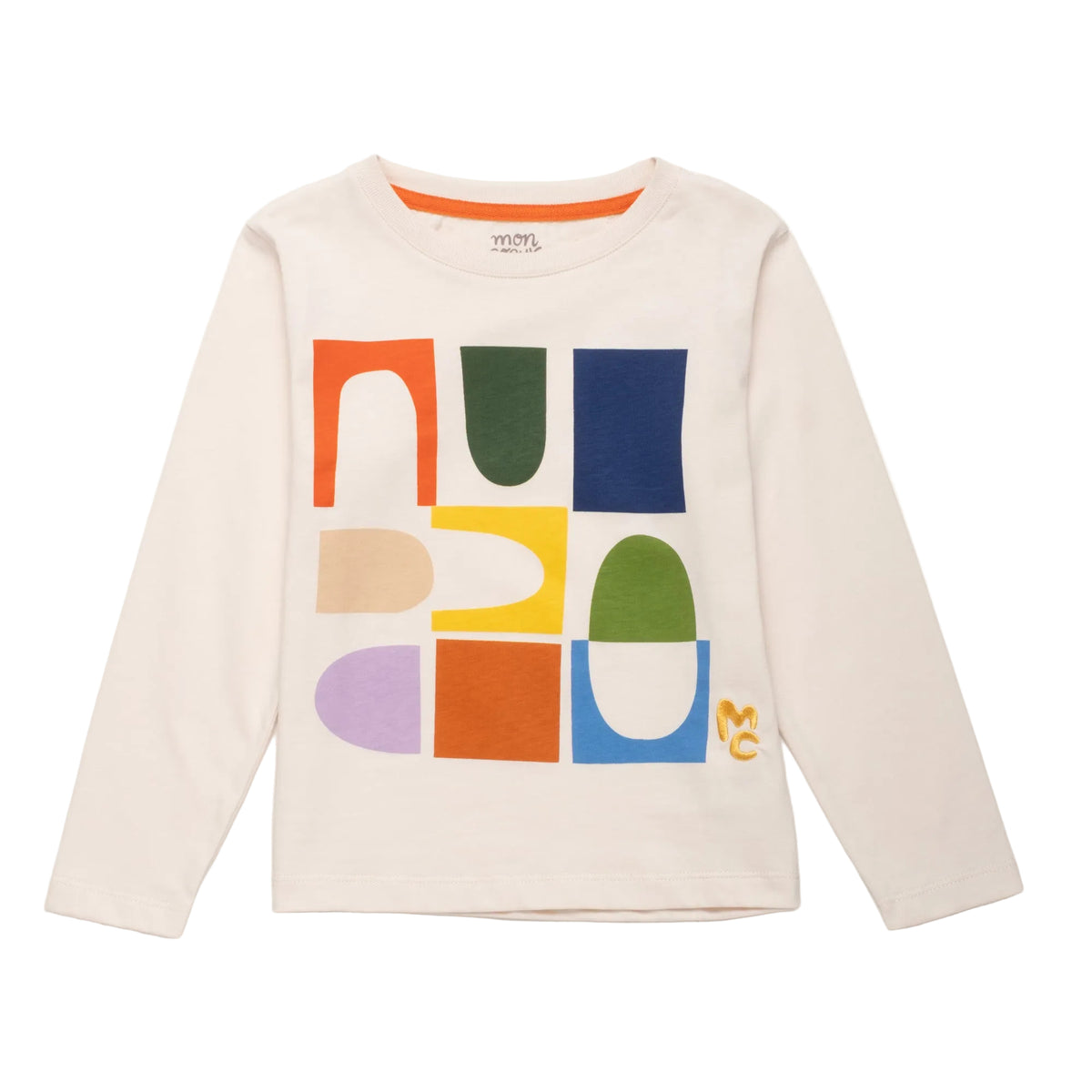 Mon Coeur Organic Cotton Long Sleeve T-Shirt - Shapes
