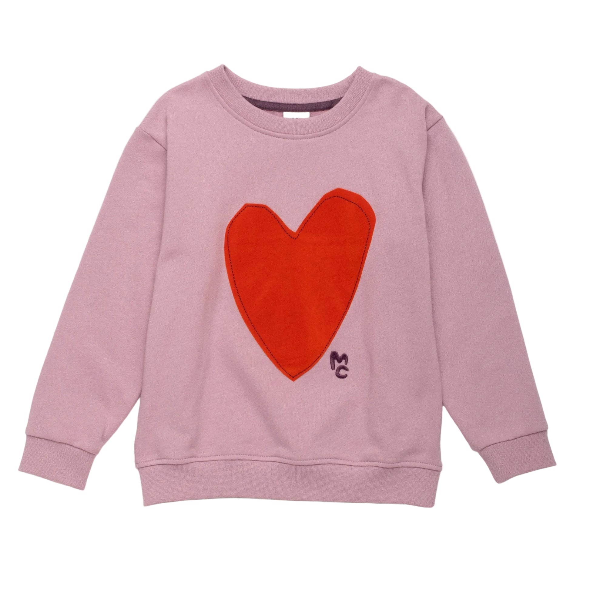 Mon Coeur Organic Cotton Sweatshirt - Heartfelt