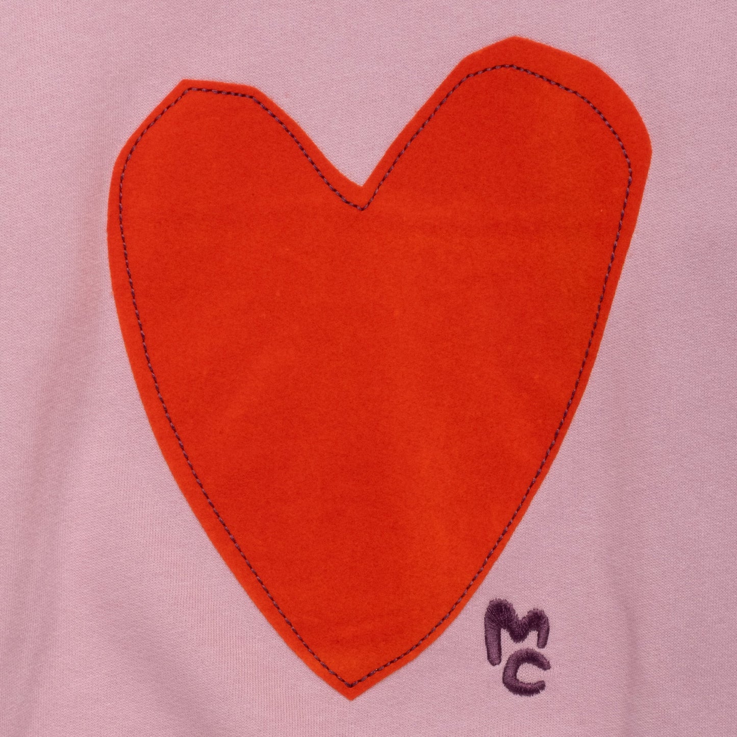 Mon Coeur Organic Cotton Sweatshirt - Heartfelt