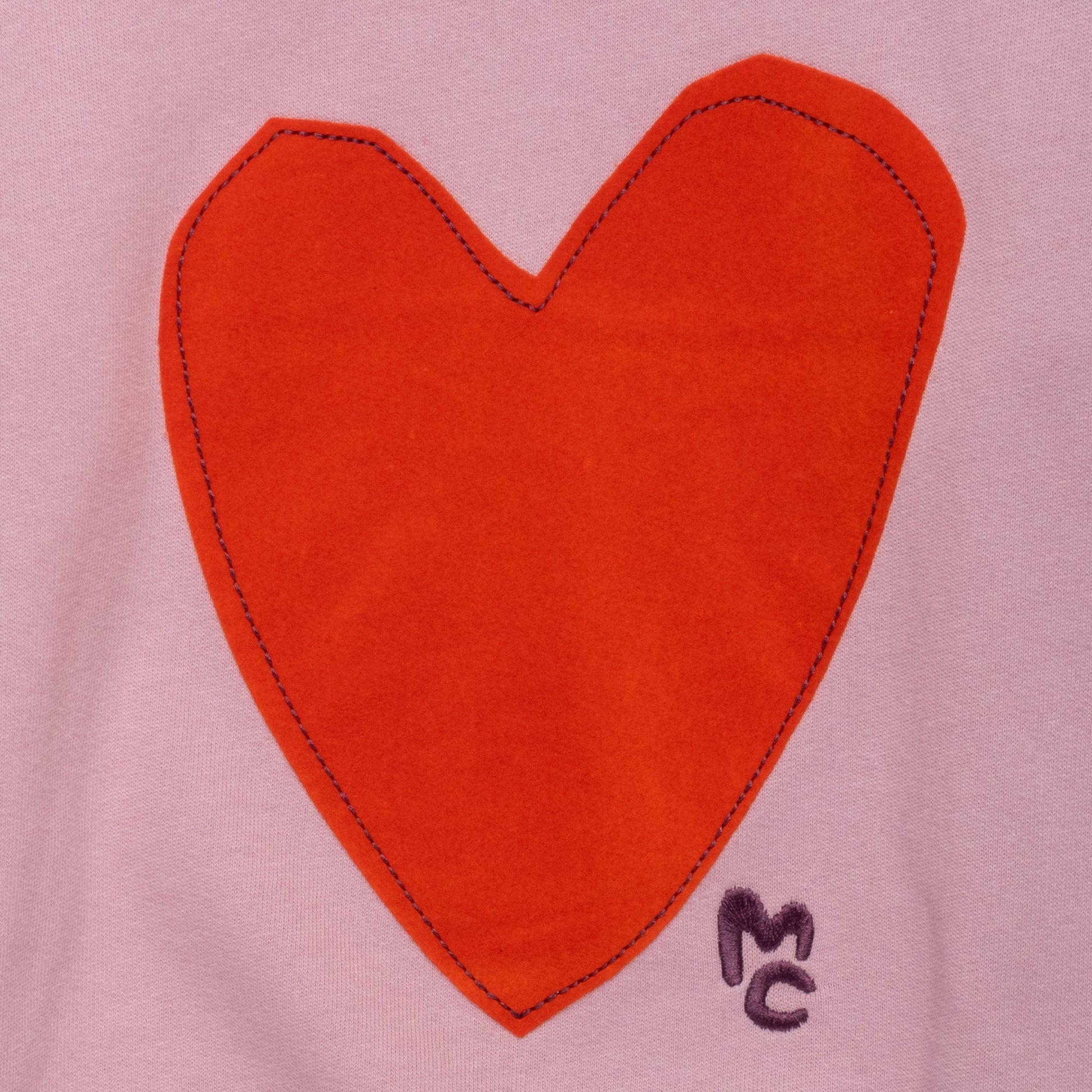 Mon Coeur Organic Cotton Sweatshirt - Heartfelt