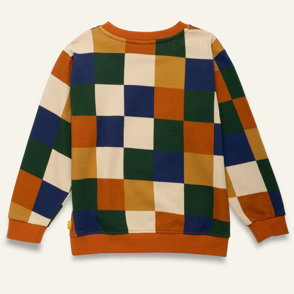 Organic Cotton Sweatshirt - Fall Checkered