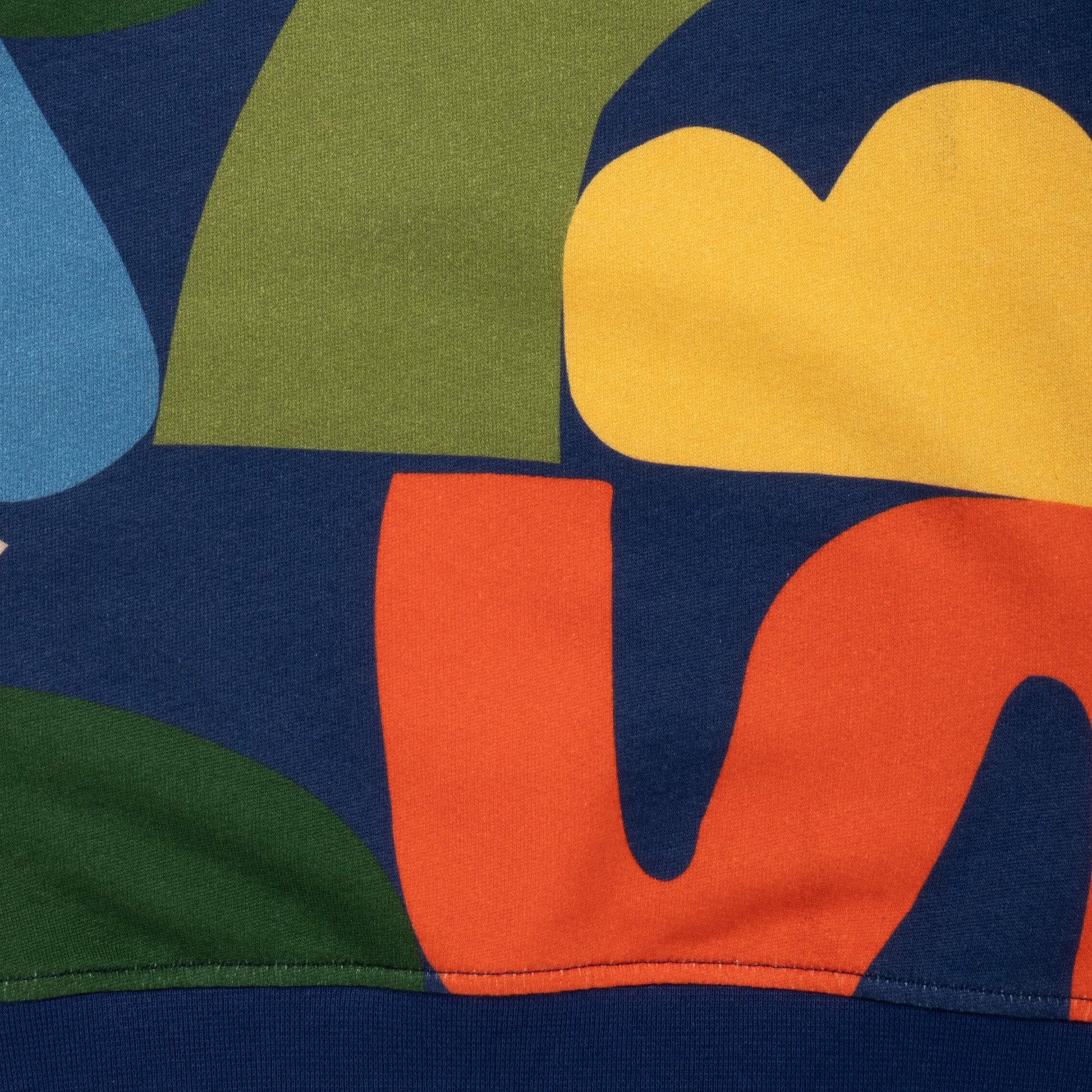 Organic Cotton Sweatshirt - Fall Shapes