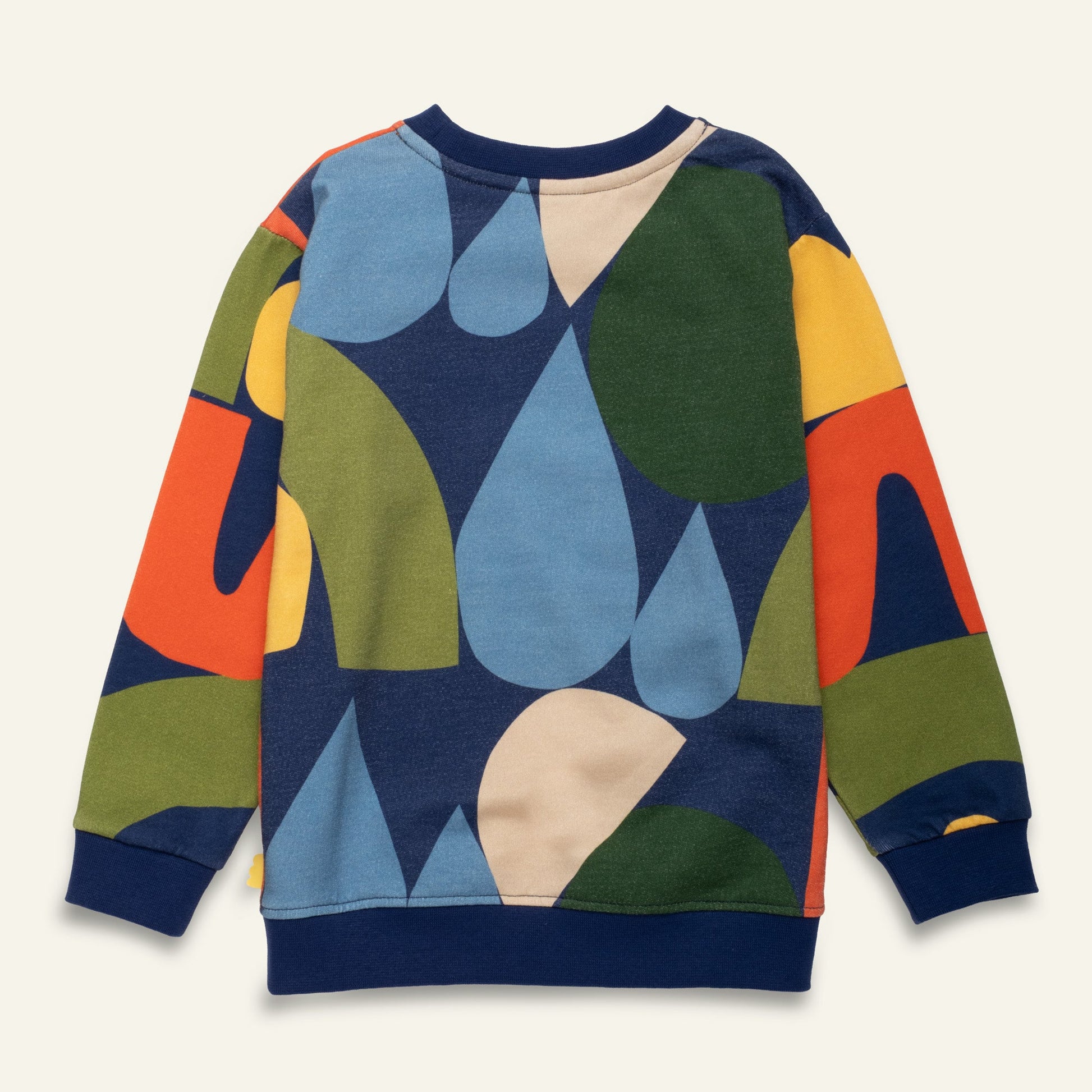 Organic Cotton Sweatshirt - Fall Shapes