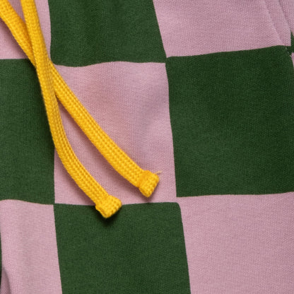 Mon Coeur Organic Cotton Jogger - Green Checkered 