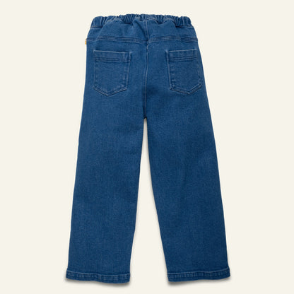 Mon Coeur Organic Cotton Patched Denim Pant