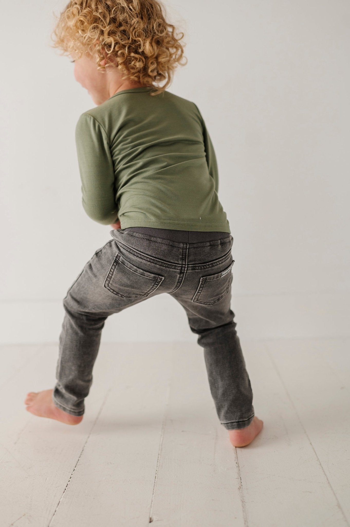 Slim Denim Jeans - Gray
