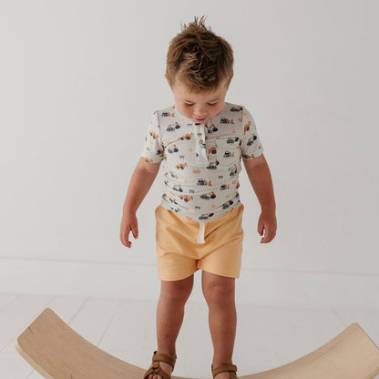Kids Bamboo Terry Harem Shorts | babysprouts