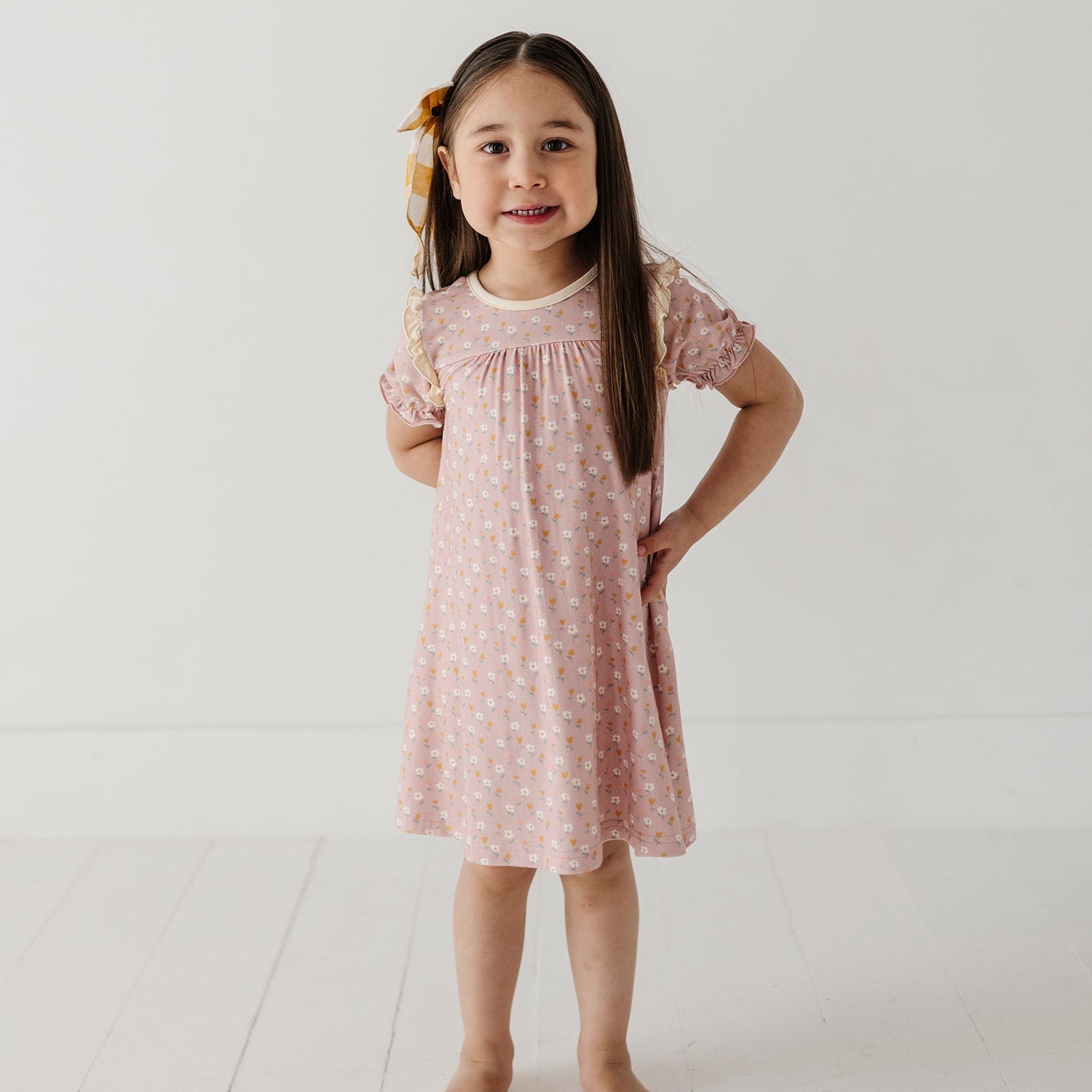 Girls Bamboo Viscose Nightgown - Soft Kids Sleepwear | babysprouts