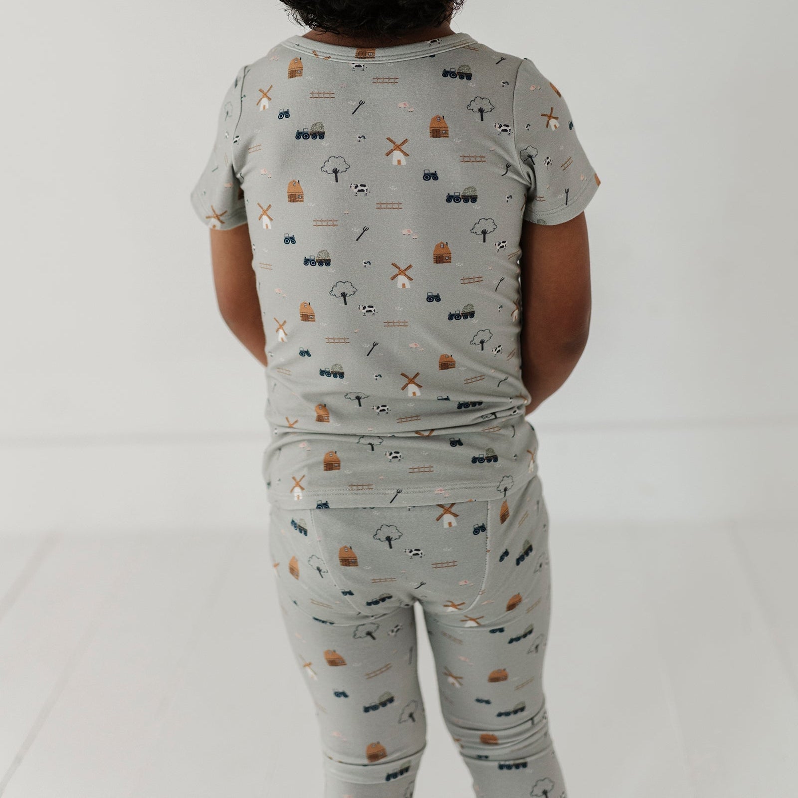 Kids Bamboo Viscose Short Sleeve Lounge Set - Pajamas | babysprouts