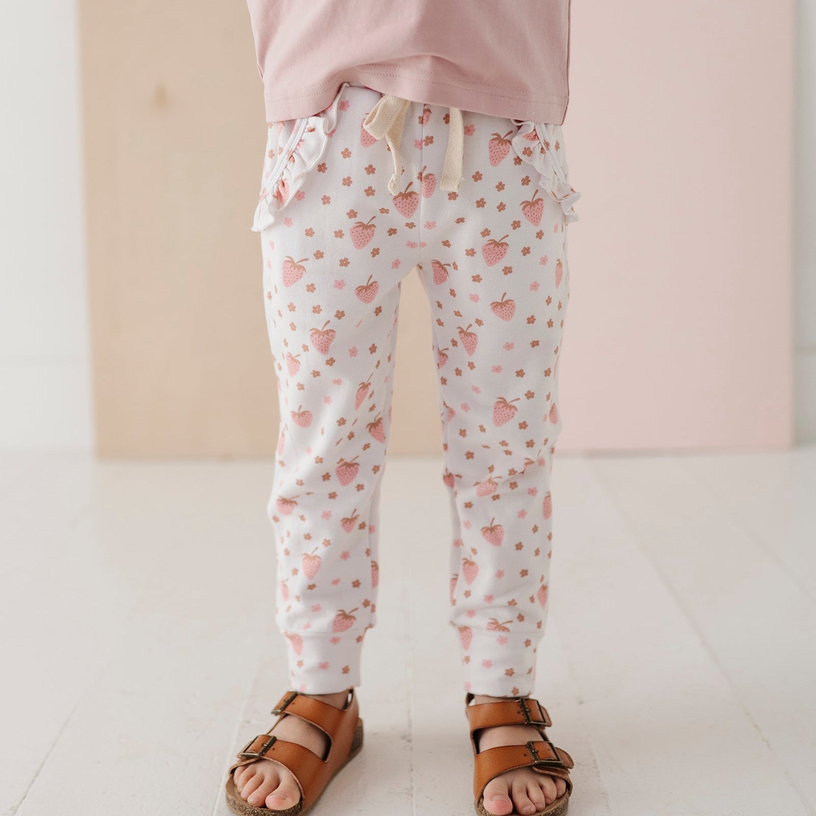 Girls Bamboo Terry Joggers - Comfortable Kids Pants | babysprouts