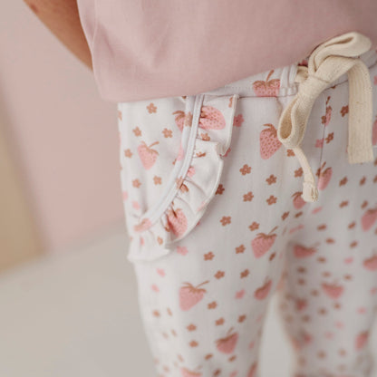 Girls Bamboo Terry Joggers - Comfortable Kids Pants | babysprouts