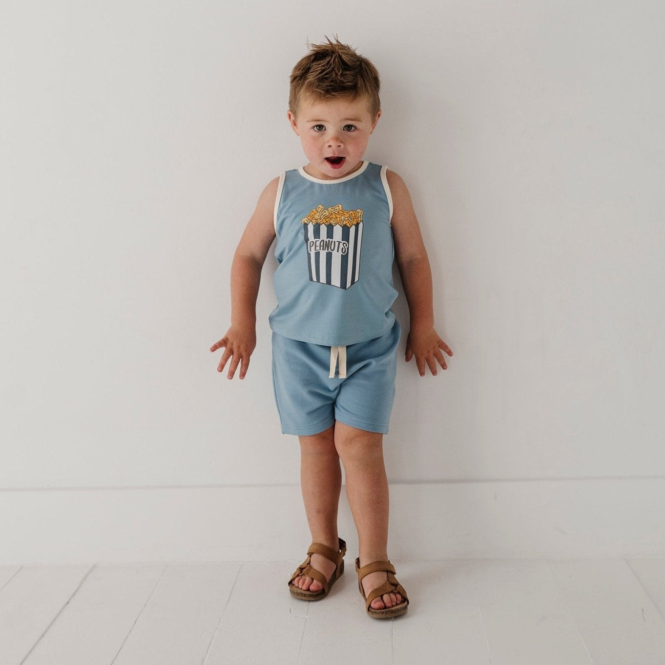 Kids Bamboo Terry Harem Shorts | babysprouts