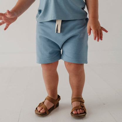 Kids Bamboo Terry Harem Shorts | babysprouts