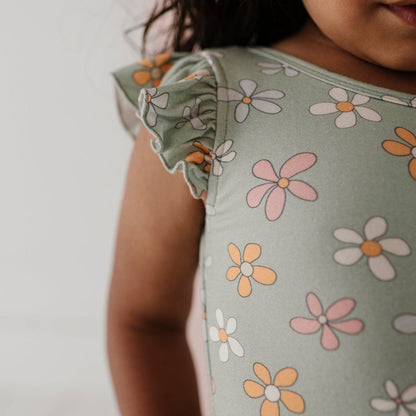 Girls Bamboo Viscose Sleeveless Twirl Dress - Kids Dress | babysprouts